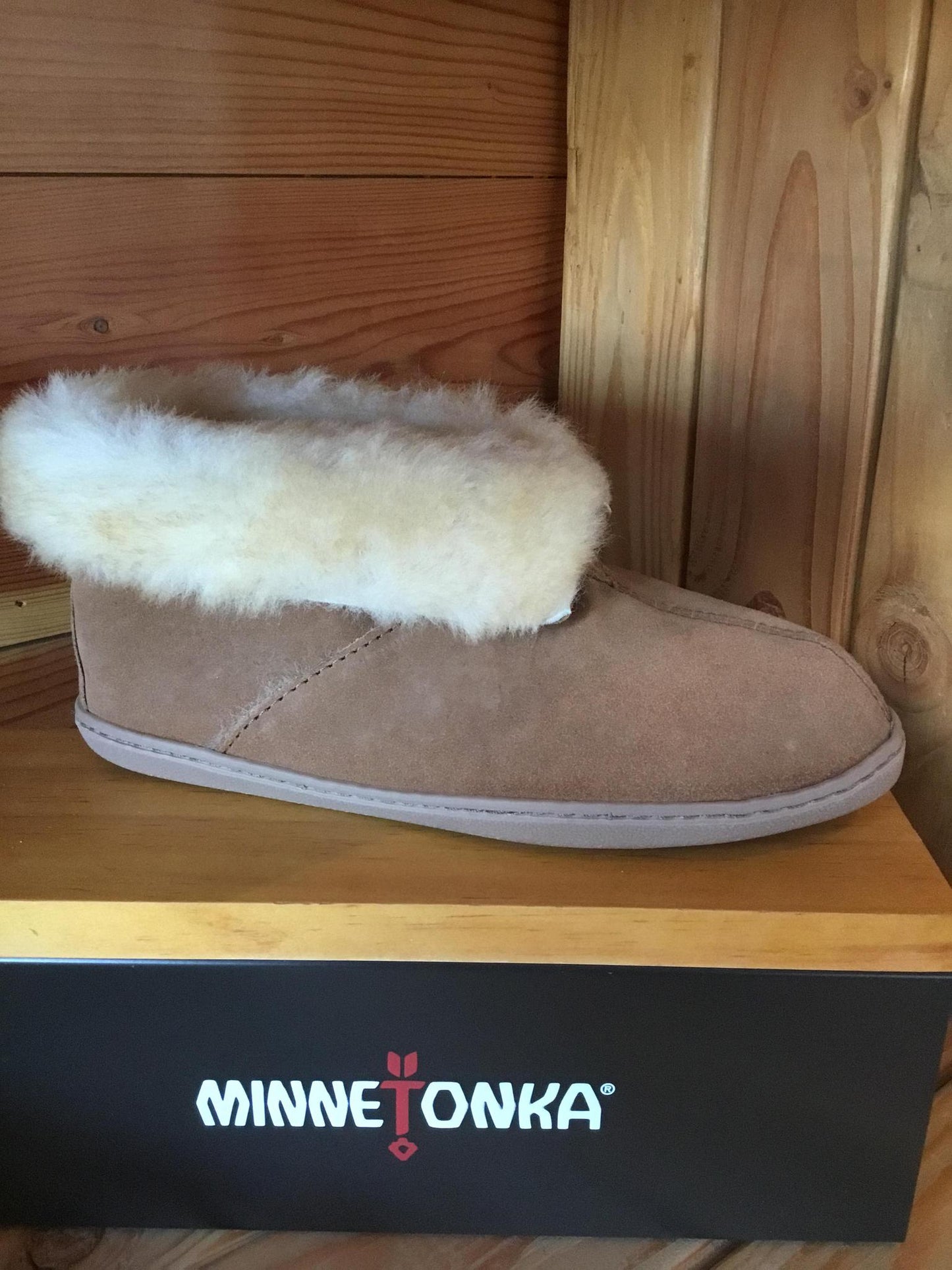6 Slippers Sheepskin Ankle Boot Tan