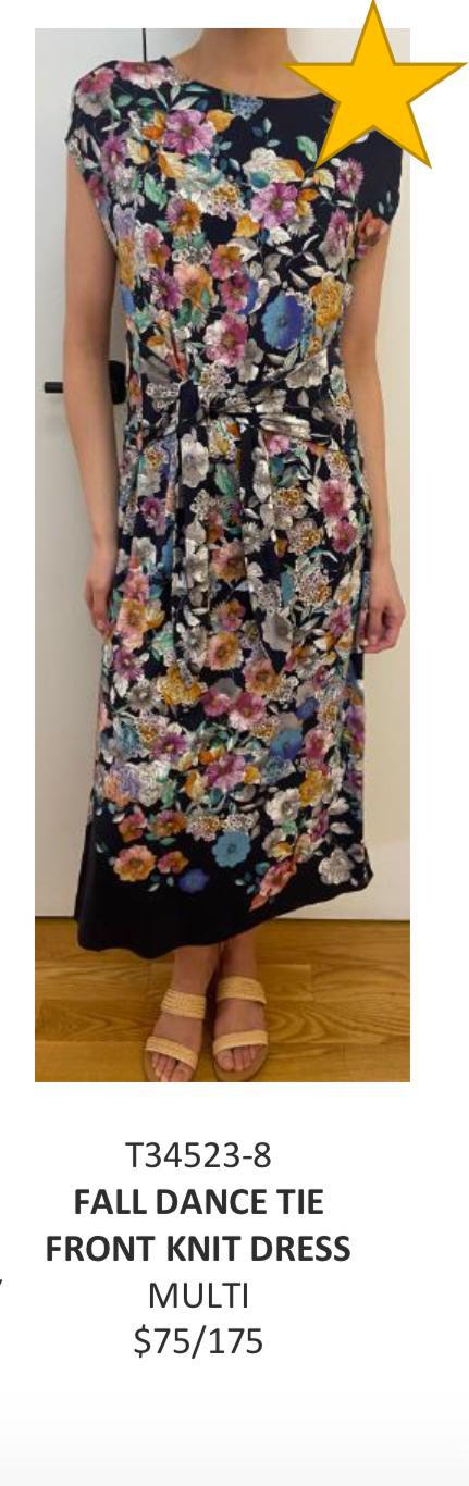 Fall Dance Tie Front Knit Dress