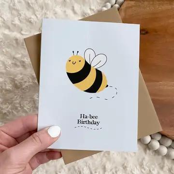 "Ha-Bee Birthday" Greeting Card