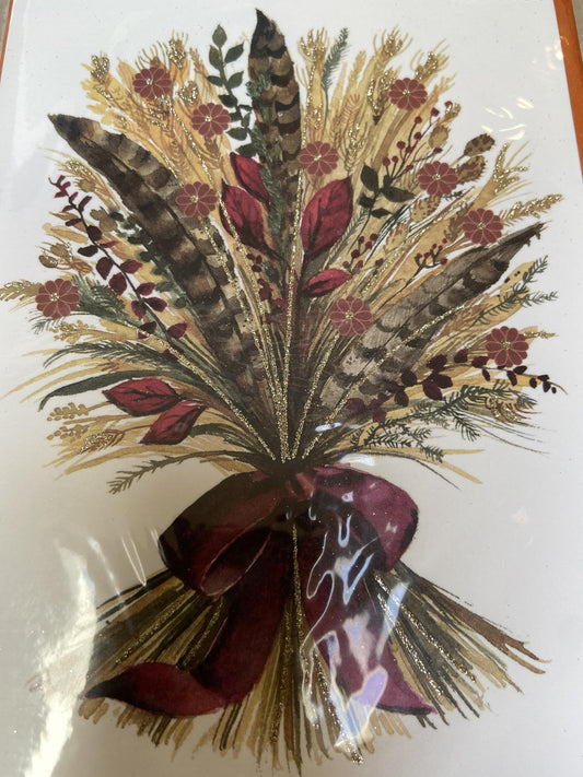 Wheat And Feather Bunch